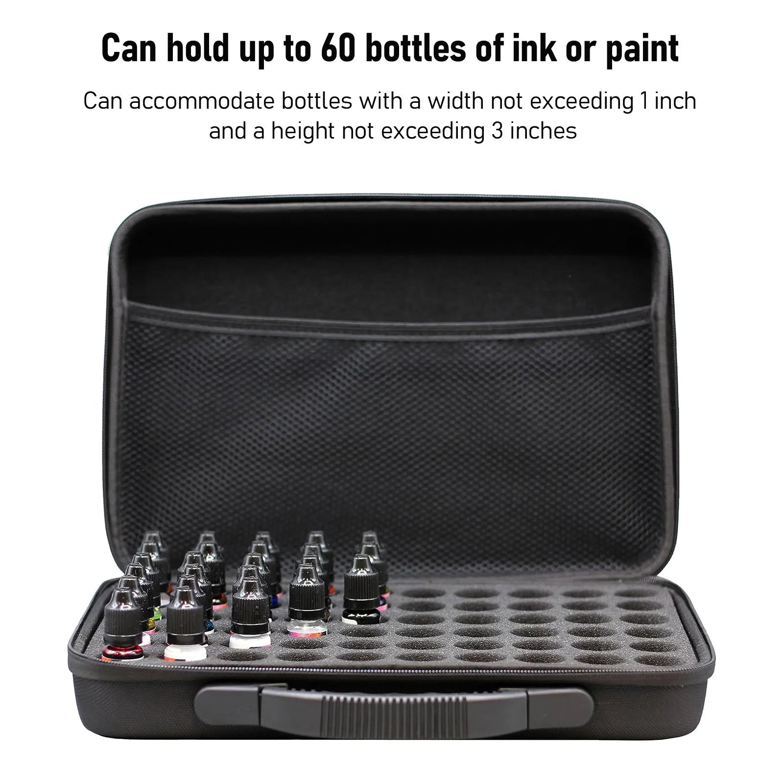 Model Paint Storage Case Internal Pockets Water Resistant Portable