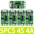 2S/3S/4S 1a 2a 4a LiPo/Li-Ion Boost Charger Module (Type-C Input) – 8.4V/12.6V/16.8V Output for 18650 batteryy Zpaxo 5PCS 4S 4A
