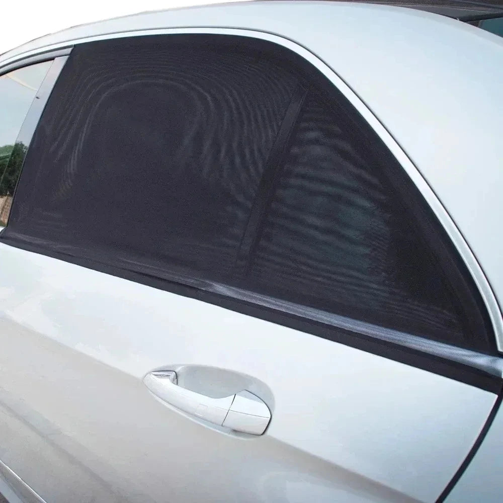 4-piece Window Screen Premium Sunshade Breathable Mosquito Net Front