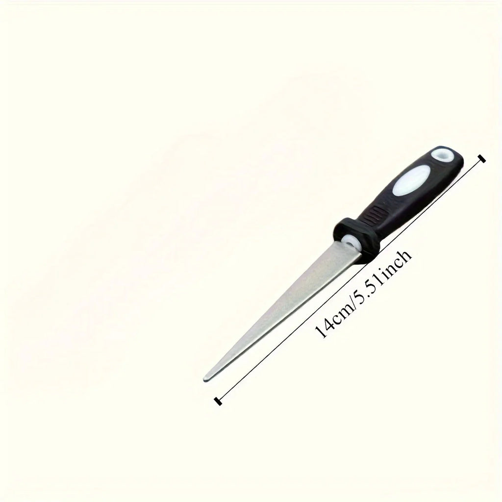 Double-Sided Diamond Knife Sharpening Stone – Flat & Curved Knife Sharpening Stone Zpaxo