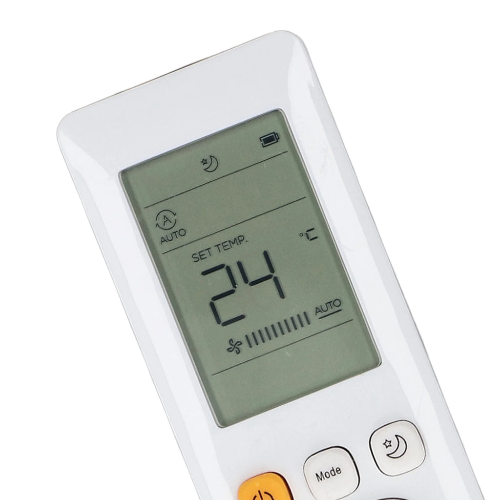 Remote Control for Air Conditioner Comfortable Grip Convenient Switch Easy to Use Replacement Remote Control for Air Conditioner Zpaxo