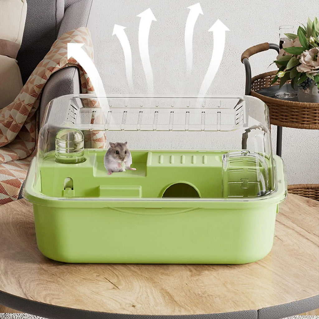 Double Layer Large Hamster Cage Exercise Wheel Luxury Pet House Nest