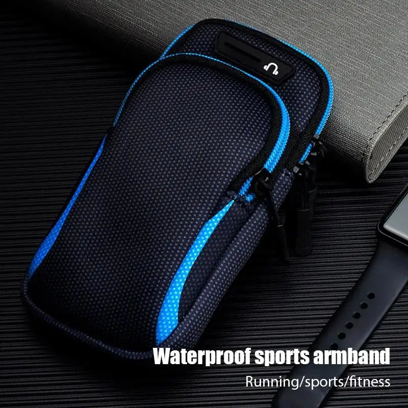 Running Phone Holder Jogging Bags for iPhone Samsung Universal 6.8" Waterproof Sports Armband Phones Arm Bag Running Accessories Zpaxo