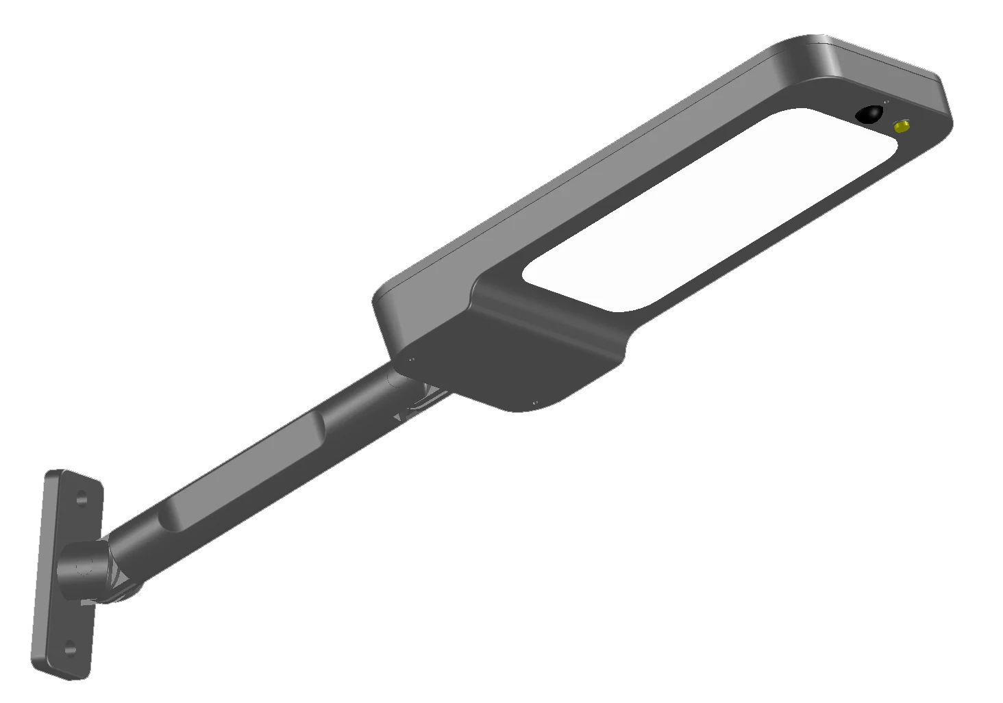 Outdoor Solar Lighting Lamp Motion Detector Powered LED Lights 4 Zpaxo Black-48LED White-6000K