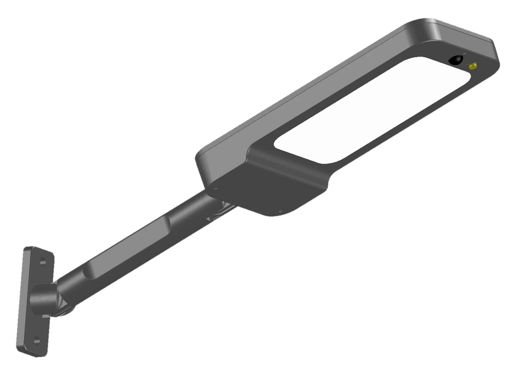 Outdoor Solar Lighting Lamp with Motion Detector - Solar Powered LED Lights in 4 Modes Security Flood Light for Garland And Wall Zpaxo Black-48LED White-6000K