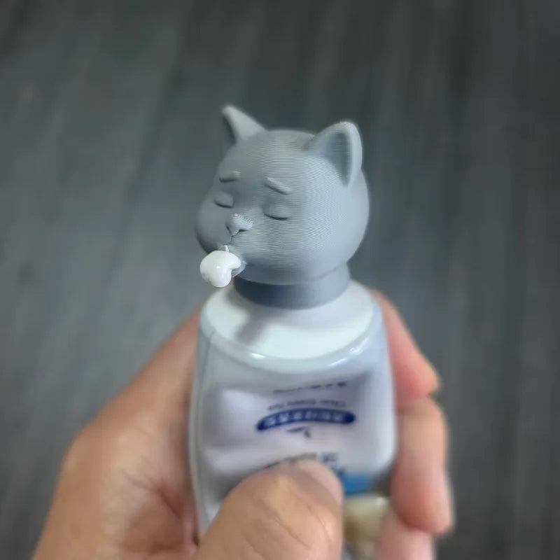 Creative Cat Toothpaste Squeezer Adorable Animal-shaped Dispenser
