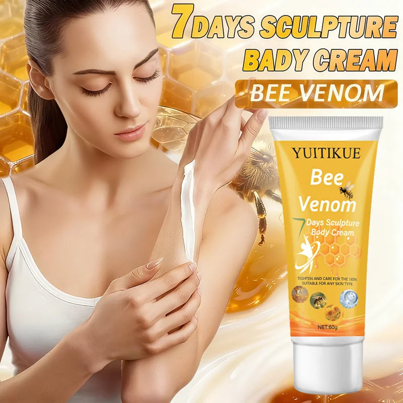 YUITIKUE Bee Venom Body Cream 60g – Tighten & Moisturize Body Firming Cream Zpaxo