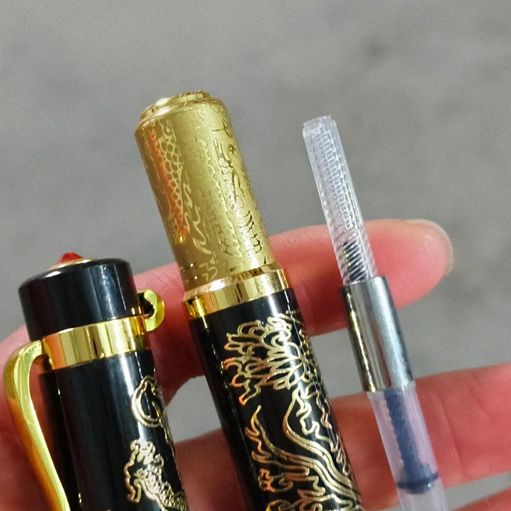 High-quality Fountain Pen General Pen Metal Shaft 17cm Length Screw Cap Zpaxo