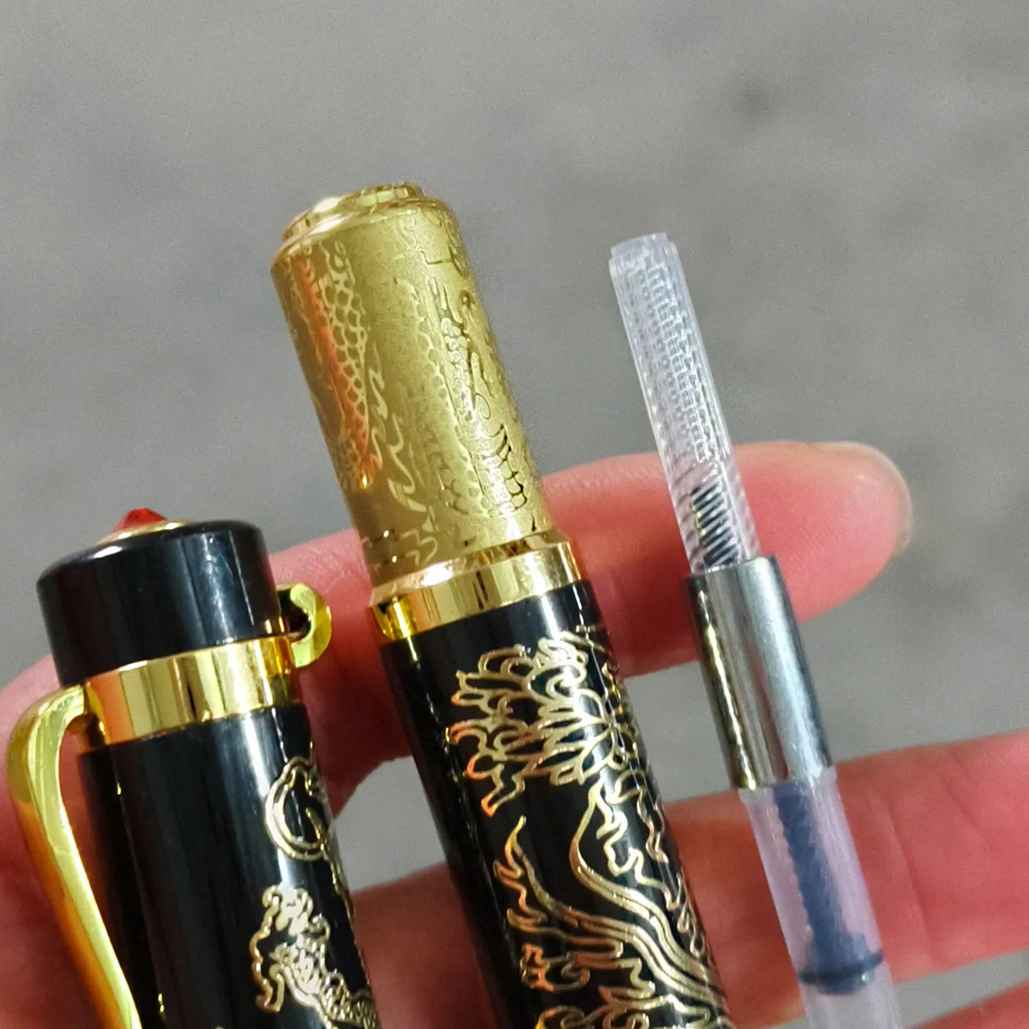 High-quality Fountain Pen General Pen Metal Shaft 17cm Length Screw Cap Zpaxo