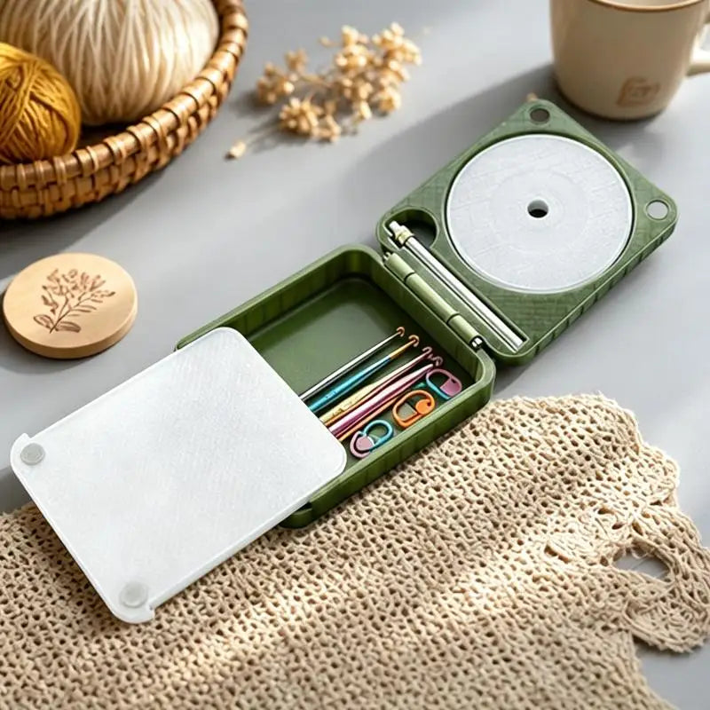 Foldable Portable Double Yarn Winder Holder Spinner Box On-the-go Zpaxo