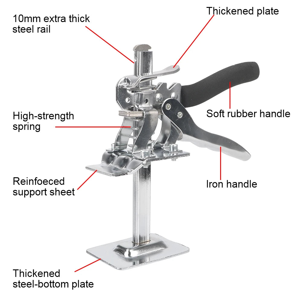 Hand Lifting Tool Elevator Tile Height Adjuster Cabinet Board Lifter