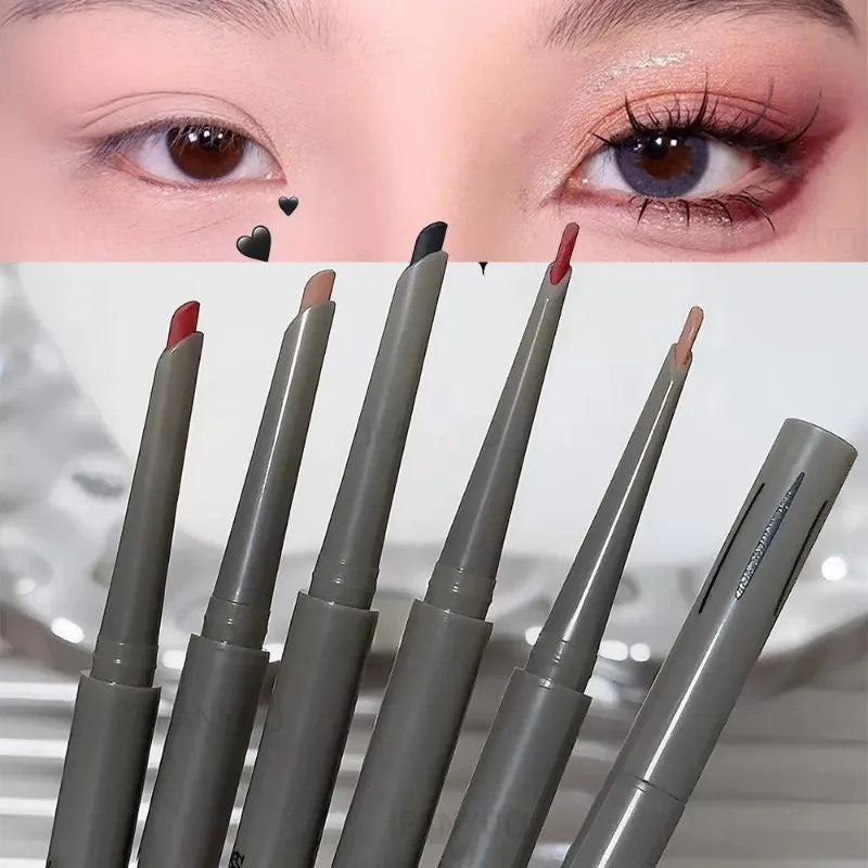 Sexy Wine Red Silky Eye Liner Pencil Natural Matte Rose Lying