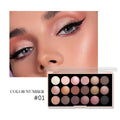18-color Eyeshadow Palette Earth Tone European American Matte Shimmer Zpaxo E1923-01