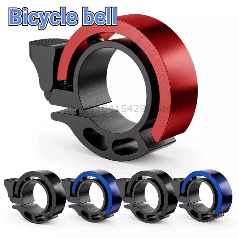 Invisible Alloy Bicycle Bell Loud Clear Sound Warning Alarm Universal Handlebar Bike Ring for Road Cycling Safety Accessories Zpaxo