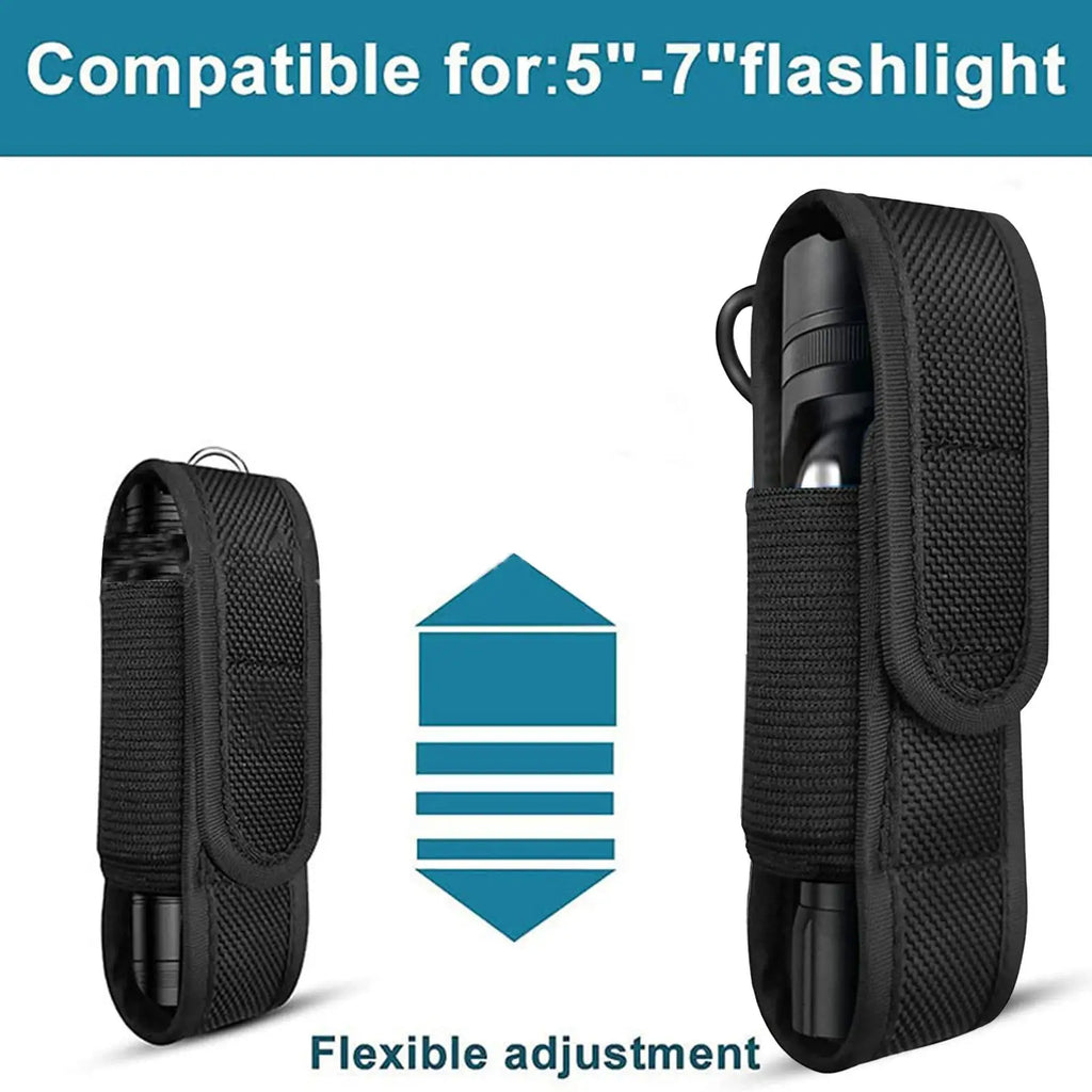 Flashlight Cover Case Pouch LED Torch Nylon Protective Hunting