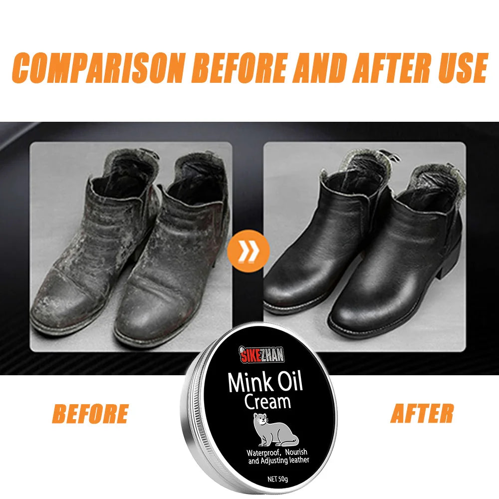 Professional Leather Care Cream Leather Conditioner Balm for Furniture Shoes Car Seats & Interior Clear, Odorless & Non-Greasy Zpaxo