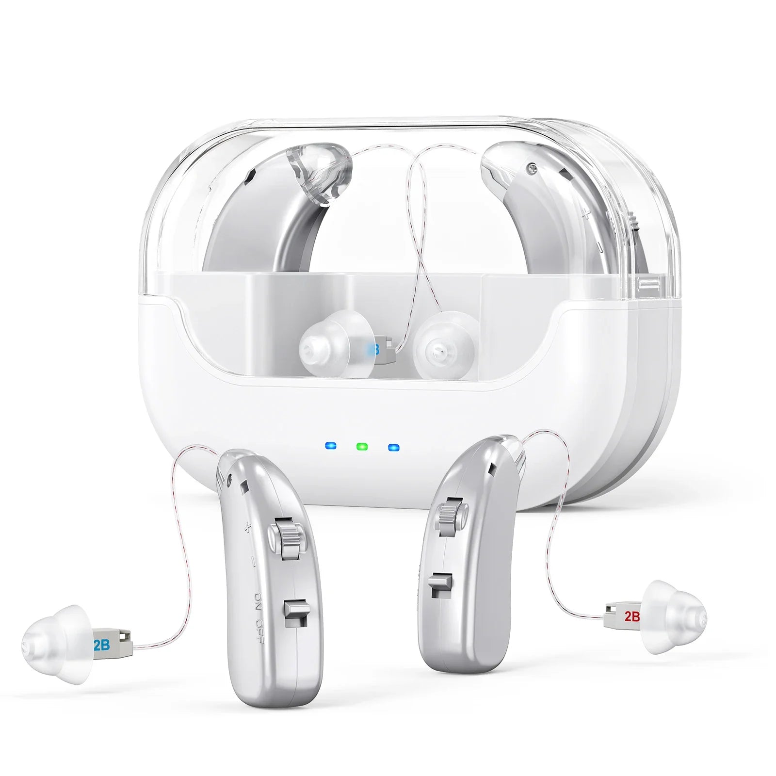 Hearing Aid Elderly Rechargeable Aids Deaf Adjustable Sound Amplifier