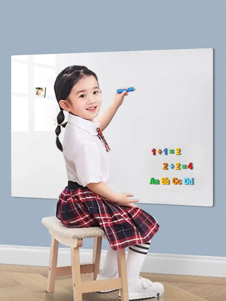 Magnetic Whiteboard Contact Paper Include Marker Magnet Eraser Stick