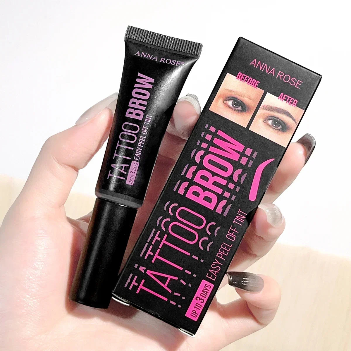 Eyebrow tattoo, peelable dye for eyebrow application, waterproof eyebrow dye, eyebrow-enhancing gel makeup, beauty tools Zpaxo