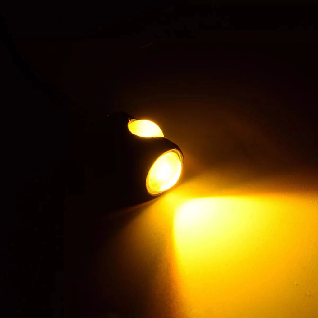DC 12V Motorcycle Signal Lamp Universal Mini LED Turn Signals