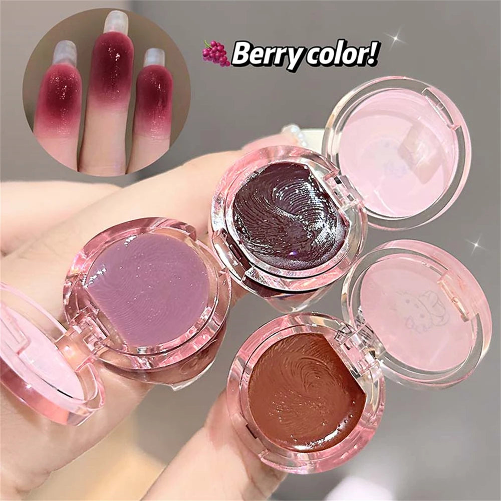 Crystal Grape Mirror Glassy Cute Ring Lipstick Hydrating Sheer Zpaxo