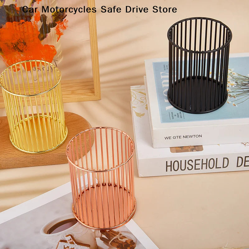 Nordic Hollow Out Makeup Brush Holder Organizer Eye Shadow