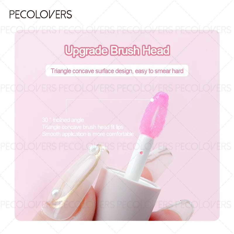 1PC Moisturizing Tinted Lip Oil, Glossy, Fruity Flavor, Prevents Dry Lips, Light and Thin, Suitable for Autumn and Winter Makeup Zpaxo
