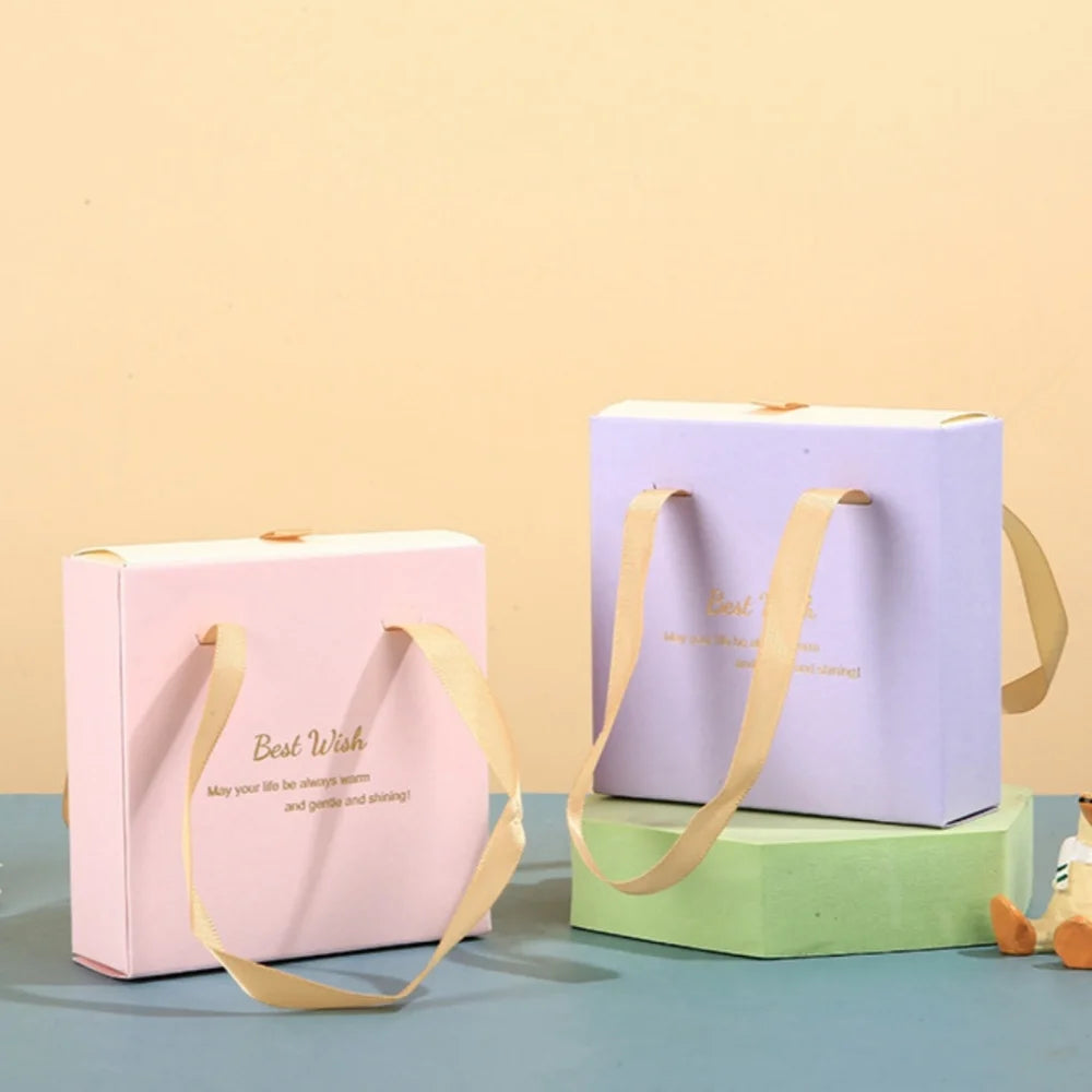 Portable Paper Jewelry Box – Ring, Earring & Necklace Gift Case Jewelry Gift Box Zpaxo