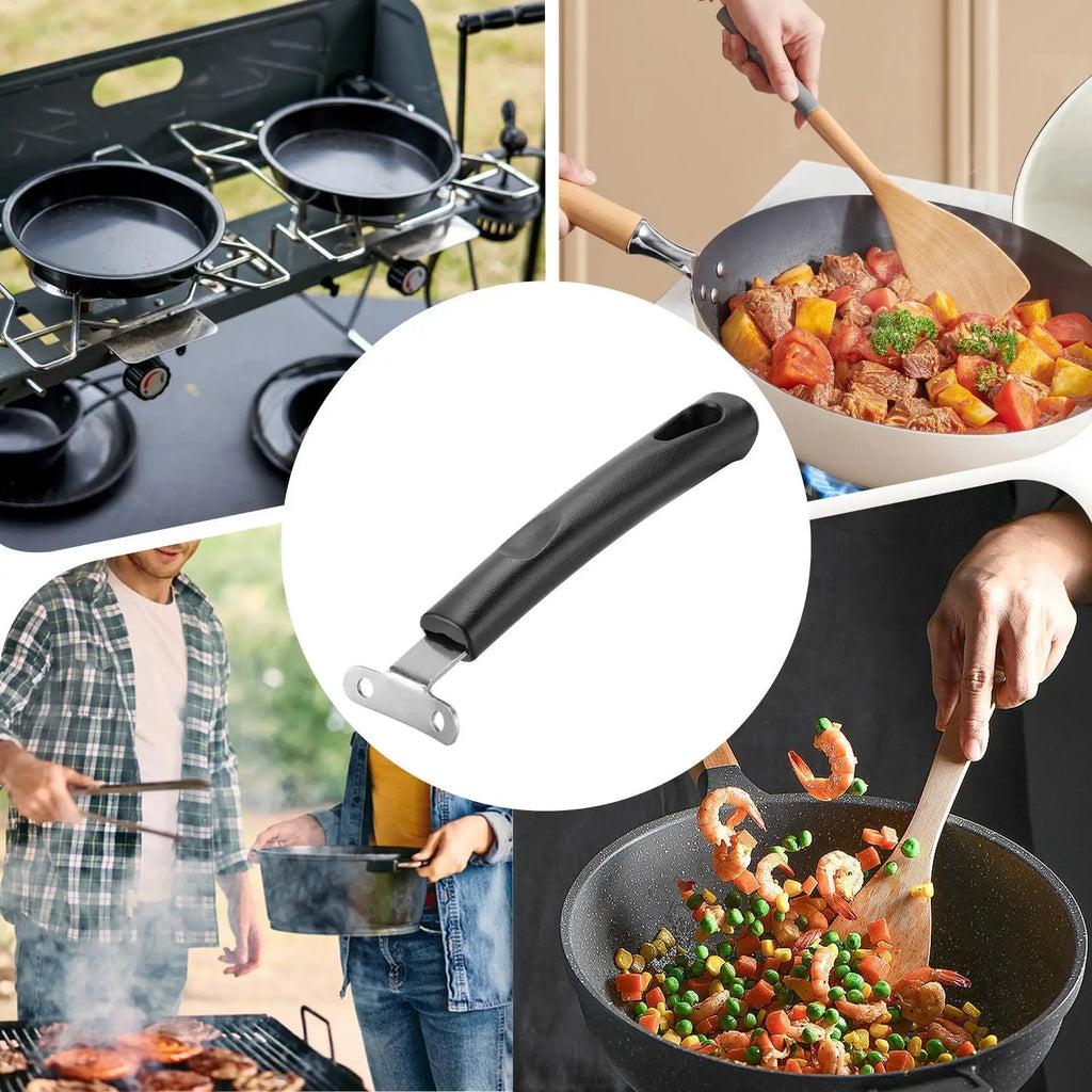 Replaceable Fry Handle Detachable Pot Part Kitchen Anti-scald