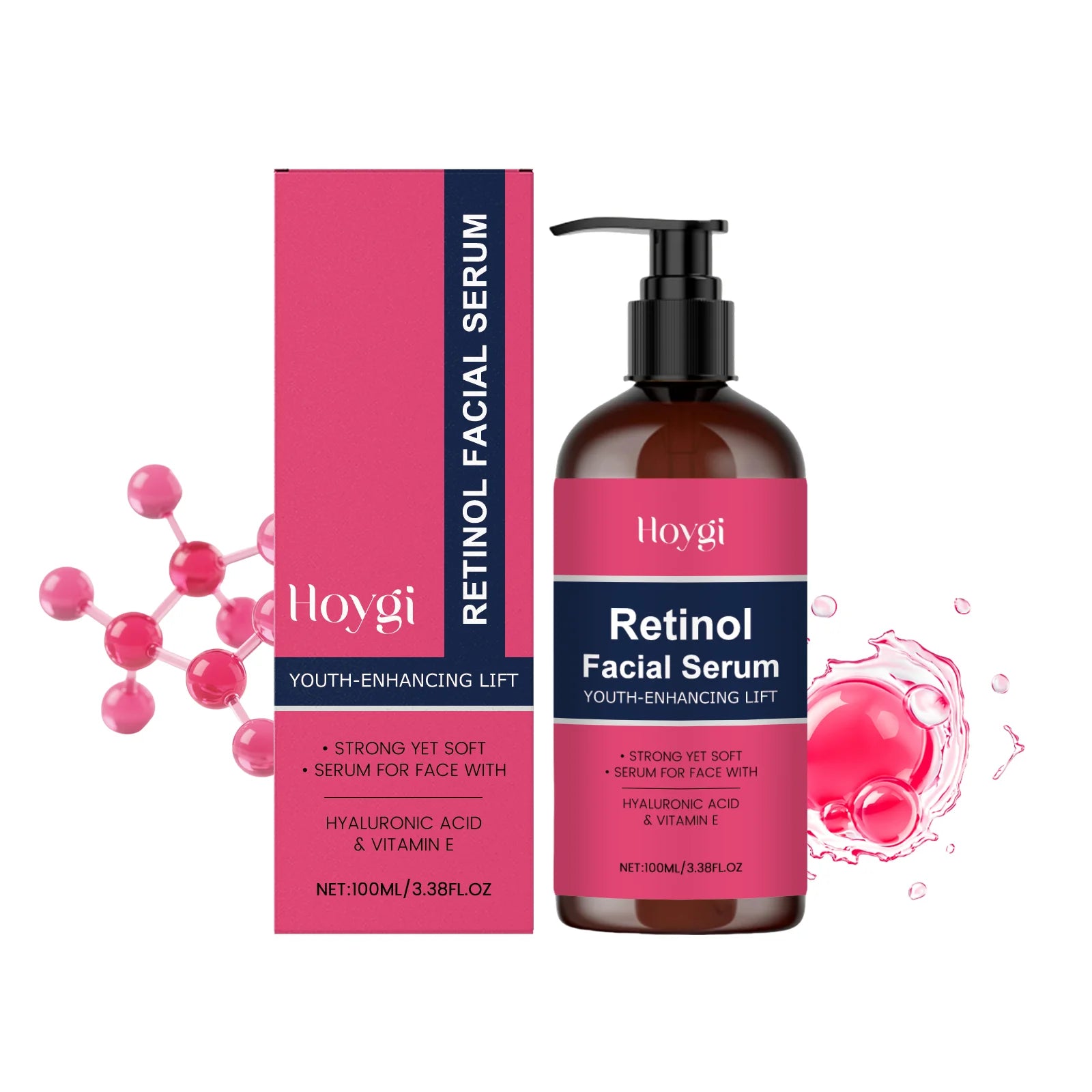 Retinol Serum For Face Mild Formula Sensitive Skin Deeply Hydrates Without Sticky Long Lasting Hydration Smooth Complexion Zpaxo 100ml boxed