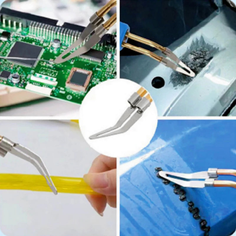 Metal Smooth Head Adjustable Soldering Repair Iron 45 Degree Elbow