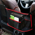 Large Capacity Car Seat Mesh Bag Convenient Hanging Storage Net Zpaxo Style 2 Red