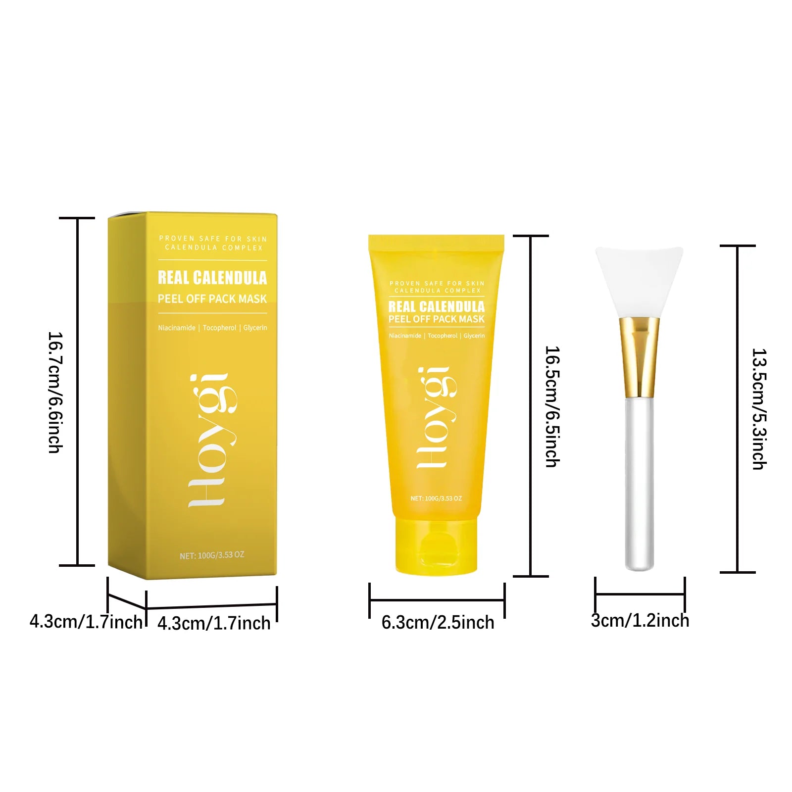 Calendula Peel-Off Mask – Blackheads, Pores & Dark Spots Peel-Off Face Mask Zpaxo