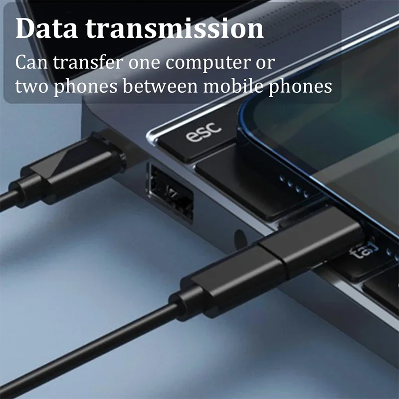 1 60W USB C Cable All Smart Phone Fast Charging Adapter OTG Converter