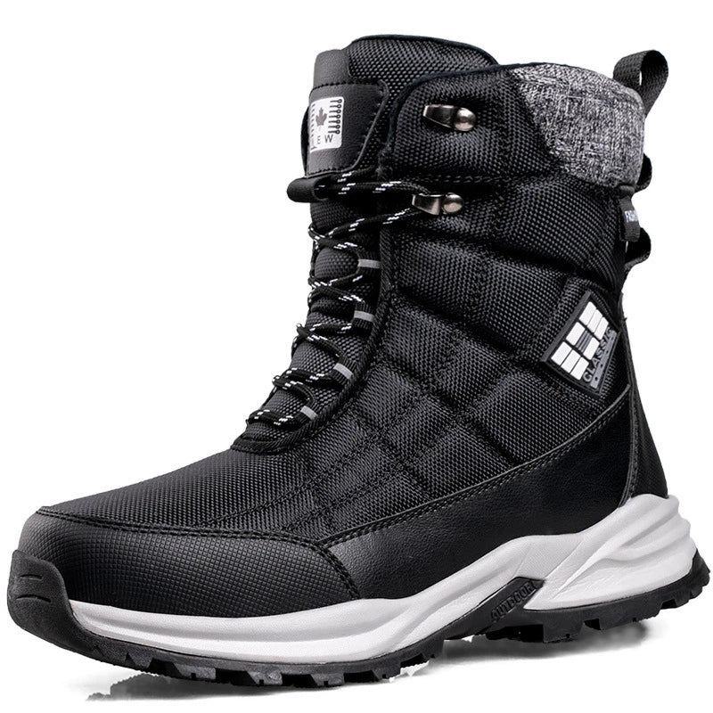 Thickened Men's Snow Boots Winter Velvet Warm Non-slip Casual Zpaxo