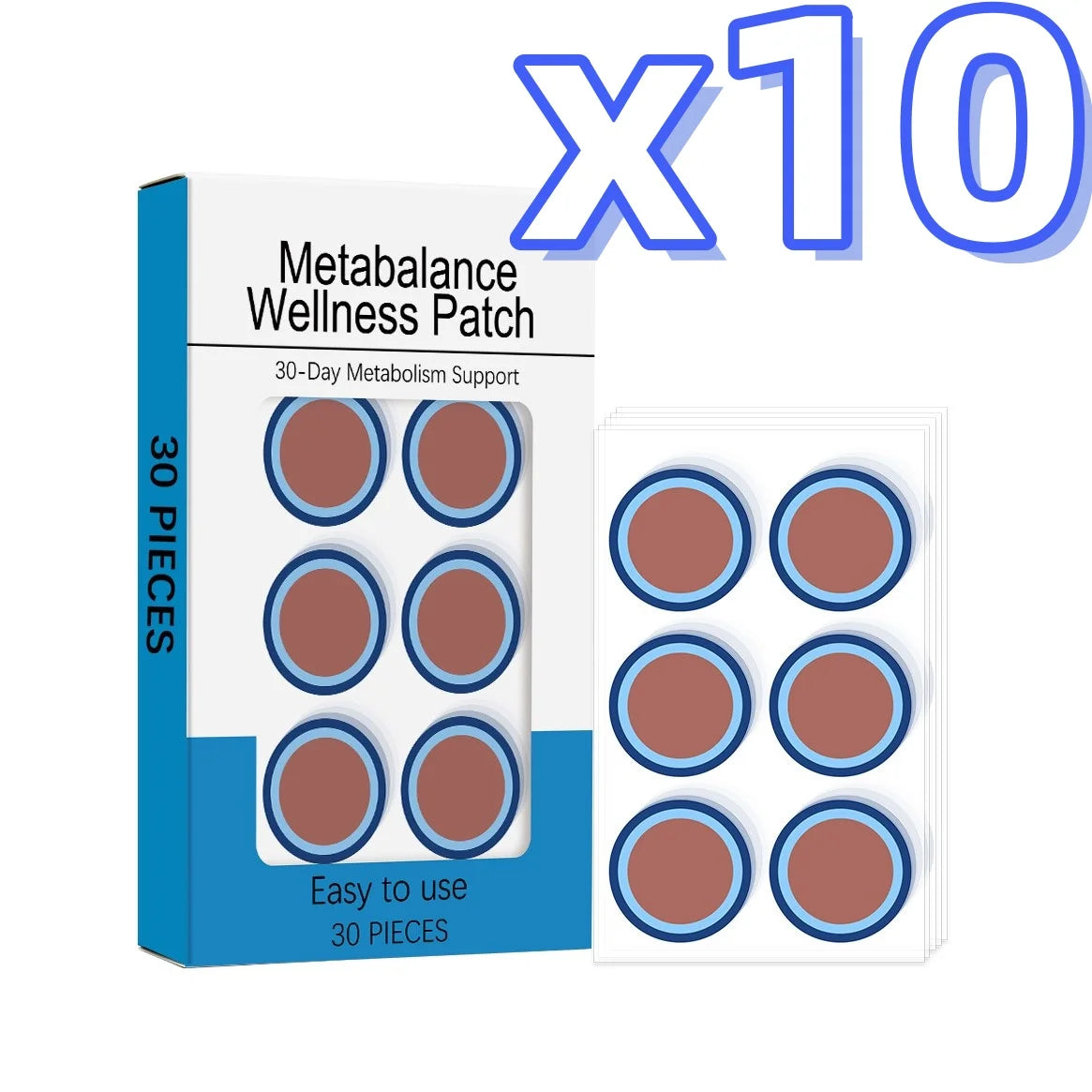 Ginger Body Care Wellness Patches – Breathable 30pcs Wellness Body Patch Zpaxo 30pcs Boxed X 10