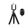 Sponge Tripod Bracket Universal Smartphone Mini Flexible Octopus Zpaxo Black Sets B
