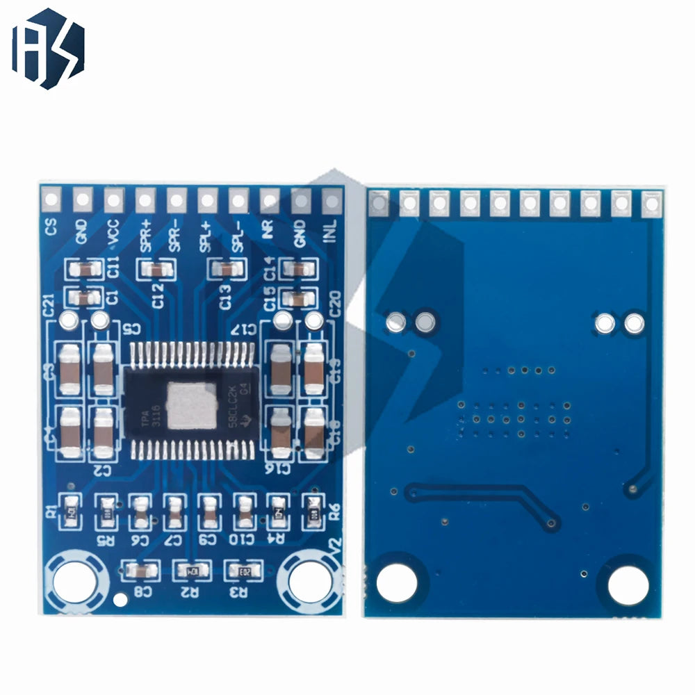 XH-M562 DC 12V-24V 2x50W Dual Channel Mini Digital Amplifier D Class Zpaxo