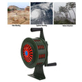Hand Crank Siren Horn Aluminium Alloy Emergency Safety Manual Siren 120db Loud Adjutsable Volume for Factory Home School Zpaxo Default Title