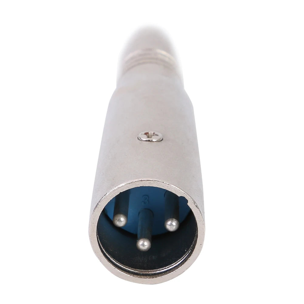 3Pin Microphone XLR Male Female Stereo Adapter Zinc Alloy Shell