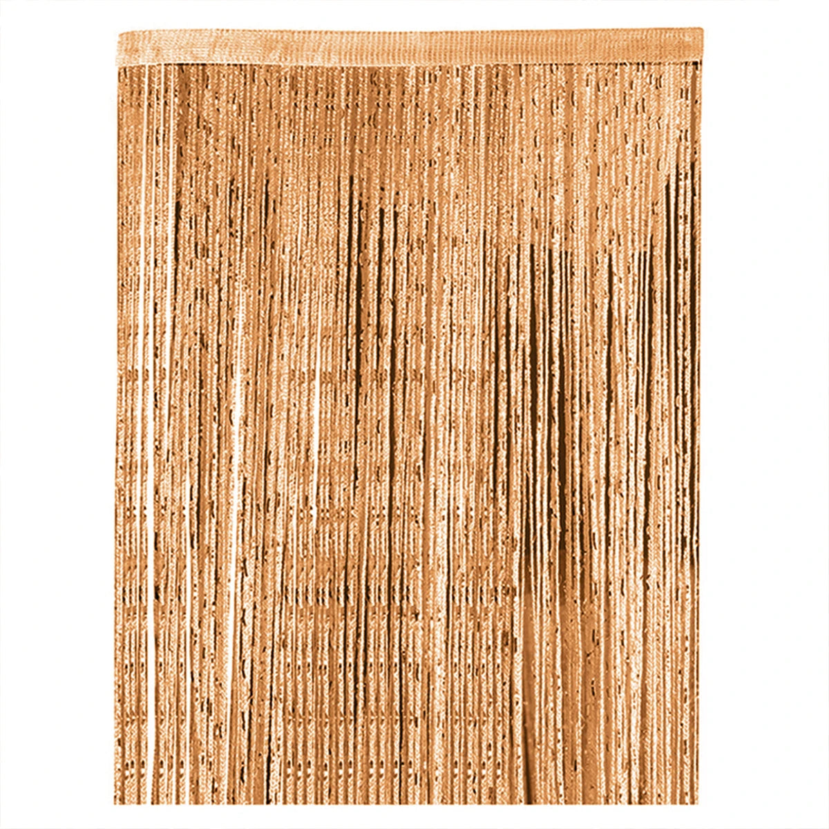 Beads Door Curtain Retro Plain Tassel Window Panel Room Divider Zpaxo Orange