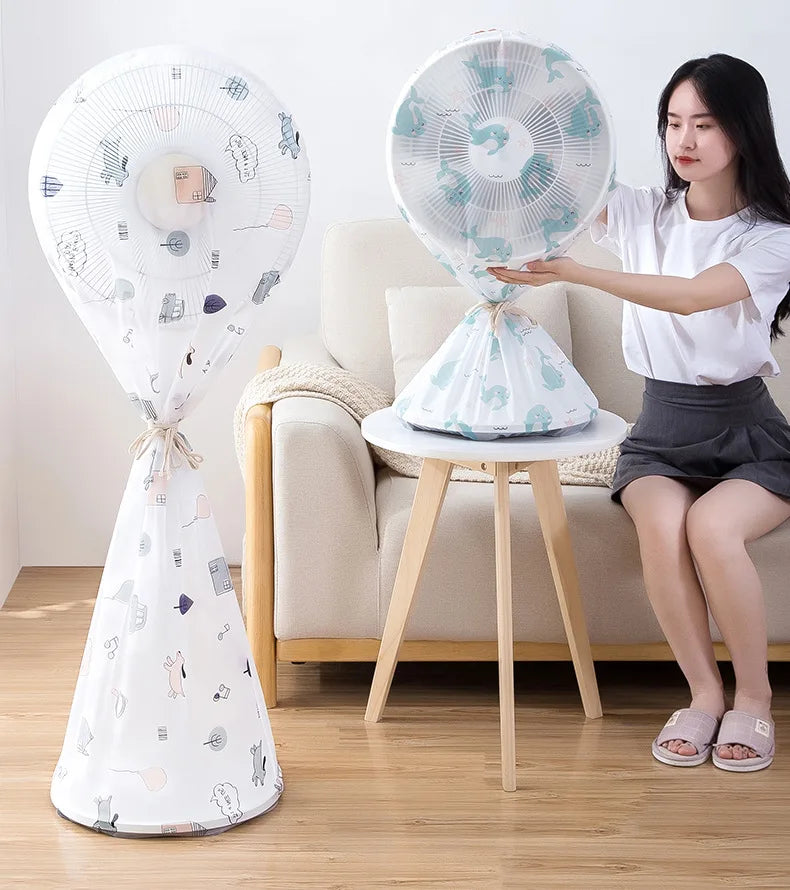 Floor Fan Dust Cover – Dustproof Waterproof Protective Cover