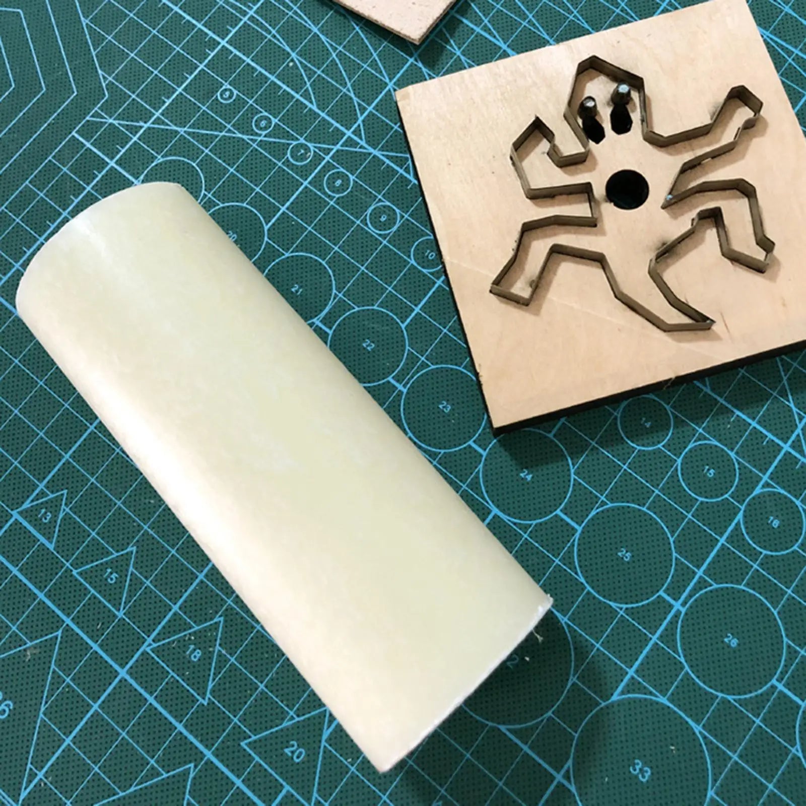 Nylon Stick for Hammering Leather Cutting Die Punching Die Punch Rod Leather Wooden Template DIY Handicraft Tools Zpaxo Default Title