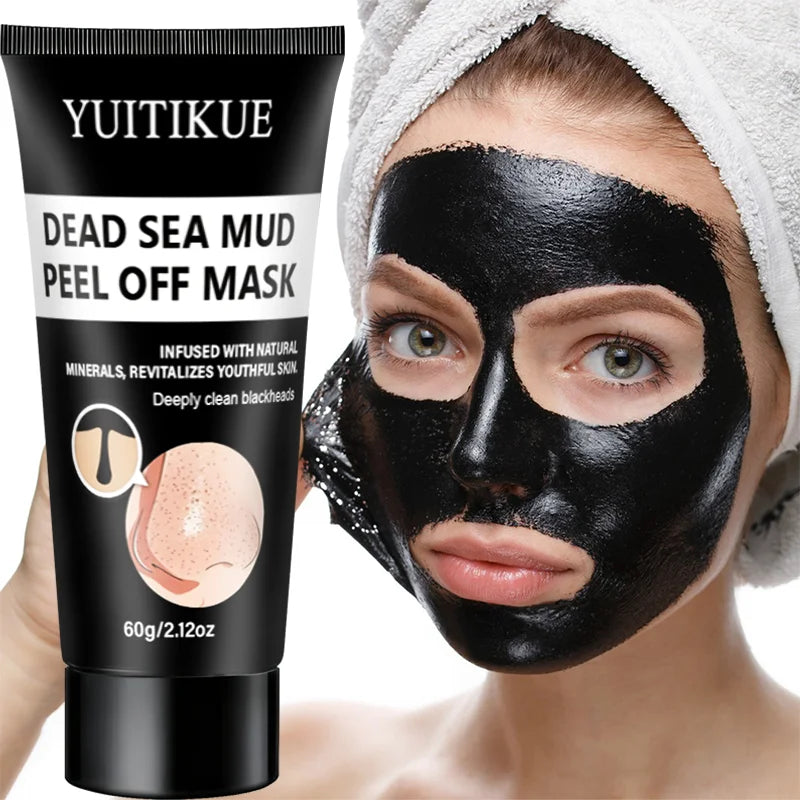 YUITIKUE Dead Sea Mud Peel-Off Blackhead Remover Mask 60g Peel-Off Face Mask Zpaxo