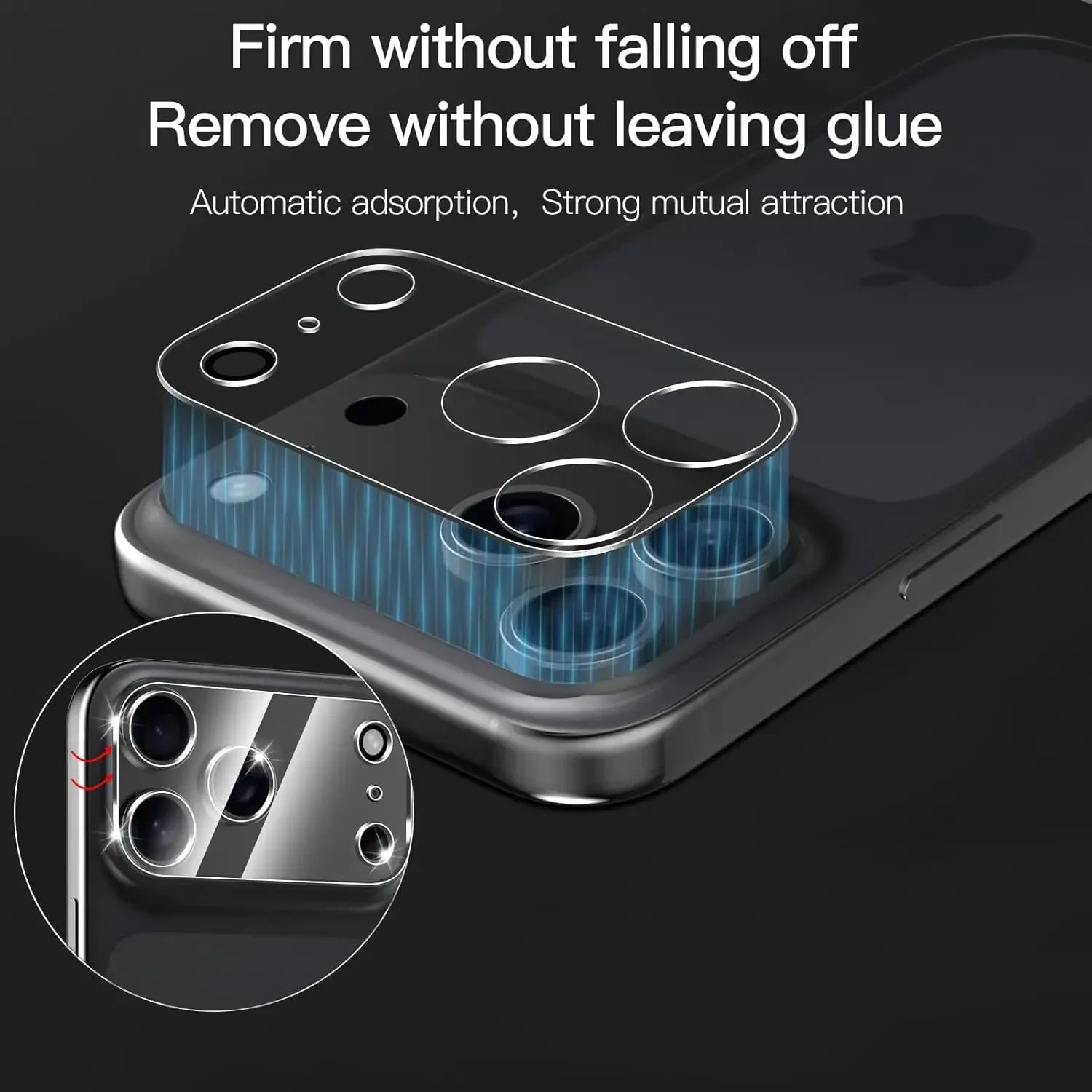 3D Camera Lens Back Glass Protector Apple Iphone 17 Max Tempered
