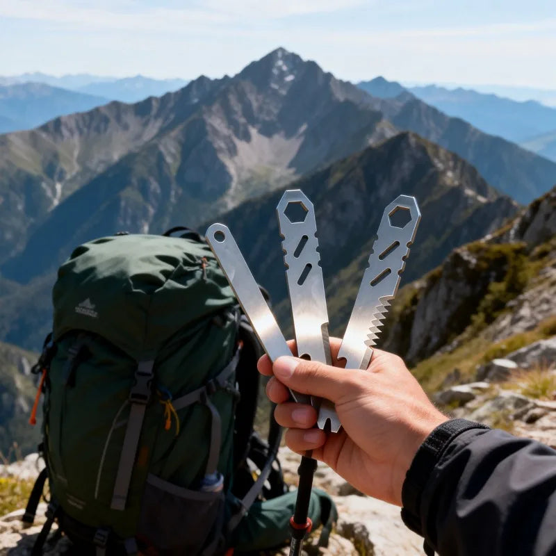 Mini EDC Pry Bar – Hex Wrench & Bottle Opener Bike Tool