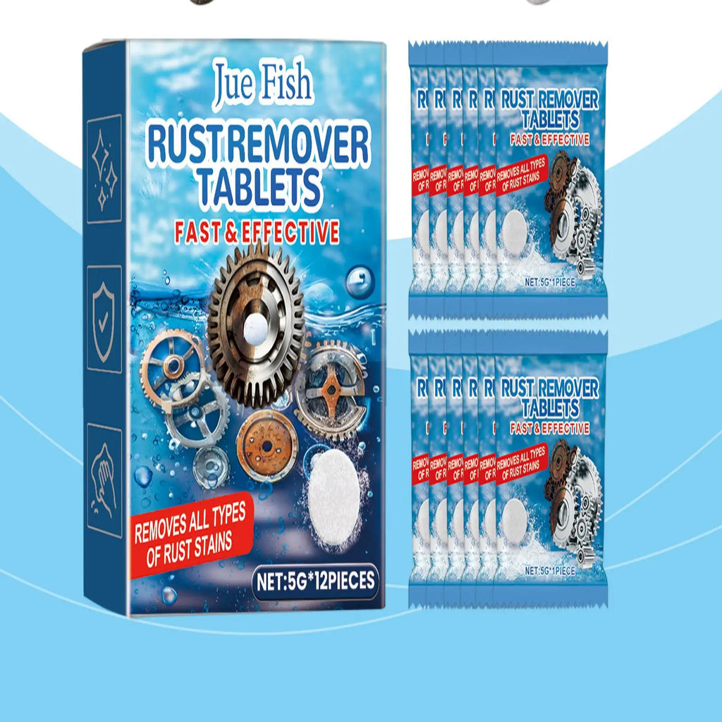 Multi Functional Remove Rust Cleaning Effervescent Tablet Effective Clean Metal Surface Strong Rust Dissolve Concentrat Tablet Zpaxo Default Title