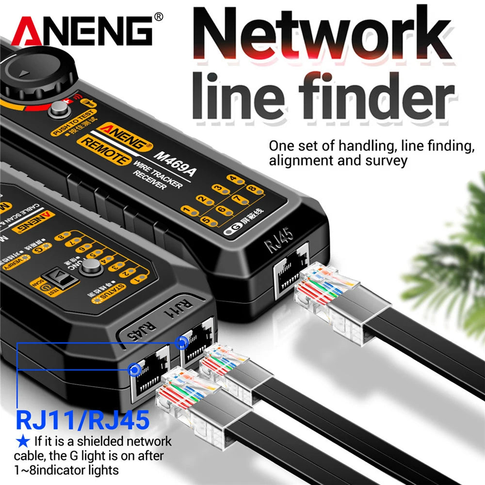 ANENG M469A Repair Electrical Tools RJ45 RJ11 Telephone Network Cable Zpaxo