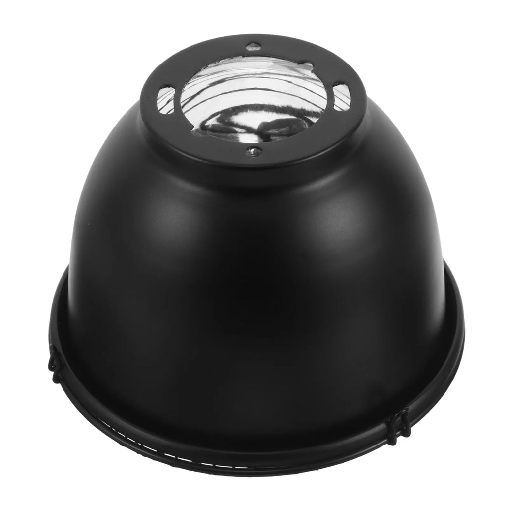 3 5 Depth Reptile Heating Dome Shade 4 7 Dia 1 8 Hole Aluminum