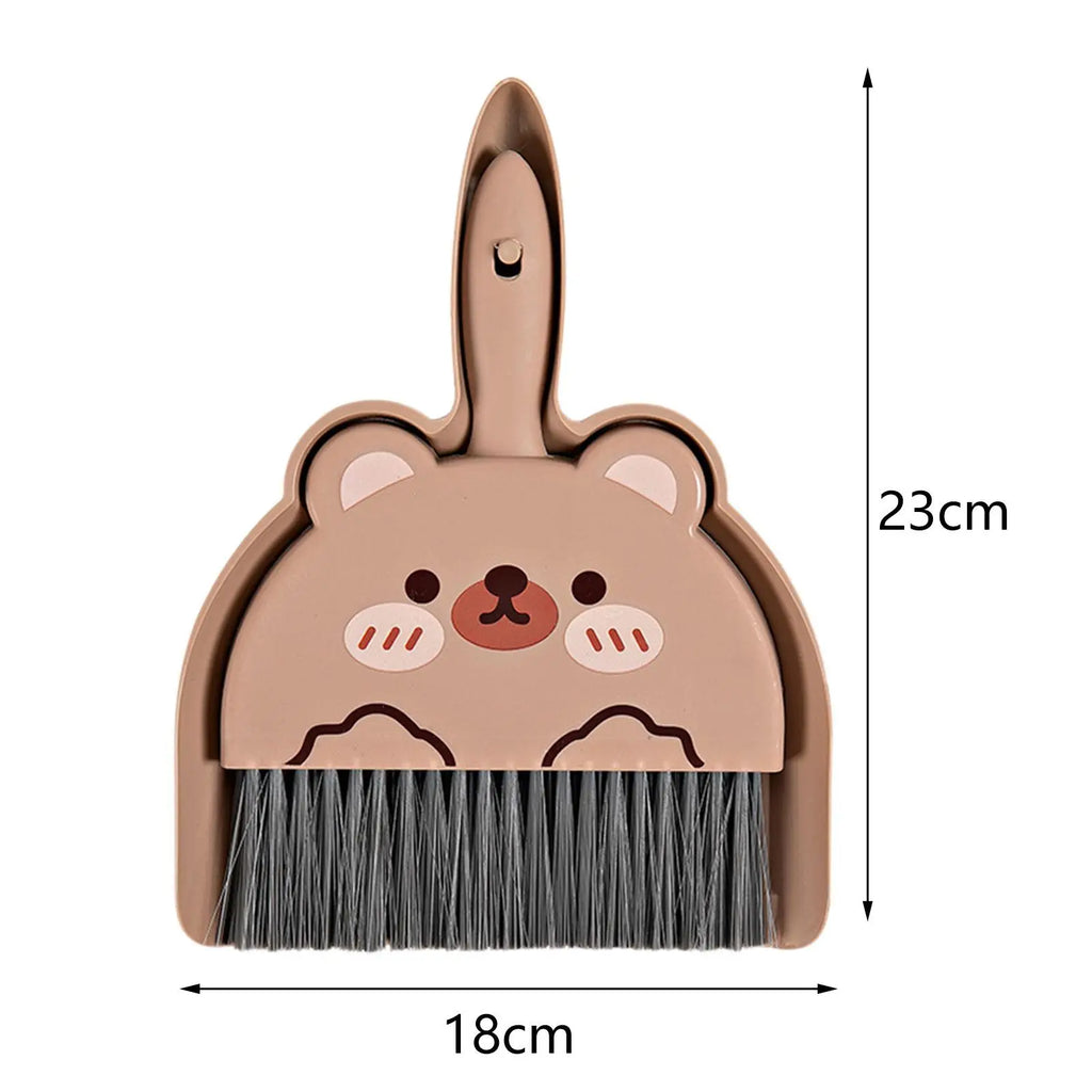 Mini Dustpan & Hand Broom Set – Portable Snap-On Design Dustpan & Brush Set Zpaxo